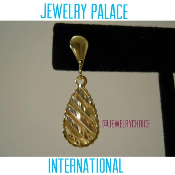 🆕14K Gold Filled Filigree Drop Dangle Earrngs. - Picture 4 of 9